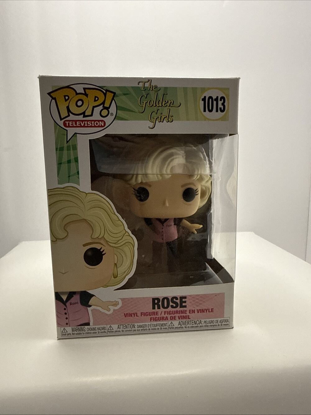 Funko Pop TV The Golden Girls Rose #1013 Bowling Betty White Vinyl Figure NEW